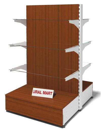 Стеллаж островной с ЛДСП со ст.полками СПУ - ОсПс 60х145