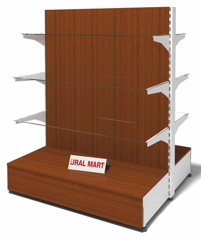 Стеллаж островной со ст.полками СПУ - ОсПс 90х145 