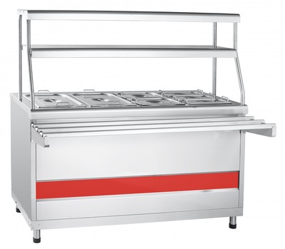 Мармит 2-х блюд Аста ЭМК-70КМ-01 (2 подогреваемые полки) столешница нерж.