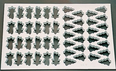 Формы кондитерские Paderno (звезды, елки)