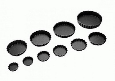 Форма для выпечки круглая рифленая Paderno (3 шт)