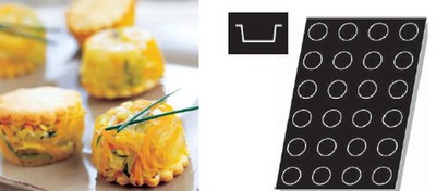 Форма для выпечки гибкая Paderno 47740-06