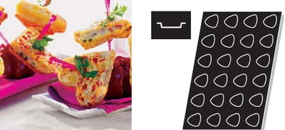 Форма для выпечки гибкая Paderno 47740-42