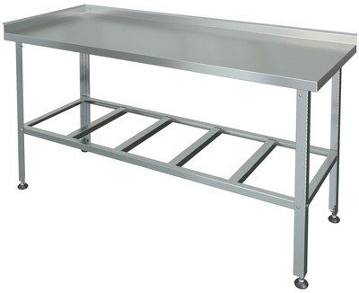 Стол разделочно-производственный с двумя бортами СРП-2л-0,7/0,95