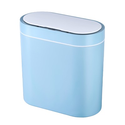 Ведро для мусора сенсорное, овал, Foodatlas JAH-6711, 8 л (синий)