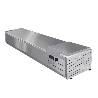 Настольная холодильная витрина ToppingBox НХВкр-7 (с крышкой)