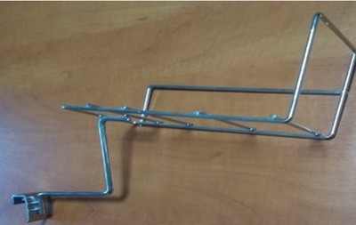 Держатель на штангу для миксеров (цинк) с ценником