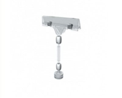 Держатель ценника с магнитным основанием 80х100 мм (прямой зажим)