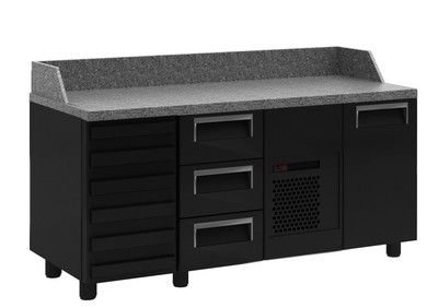 Холодильный стол для приготовления пиццы Полюс T70 M3pizza-1 9006 01