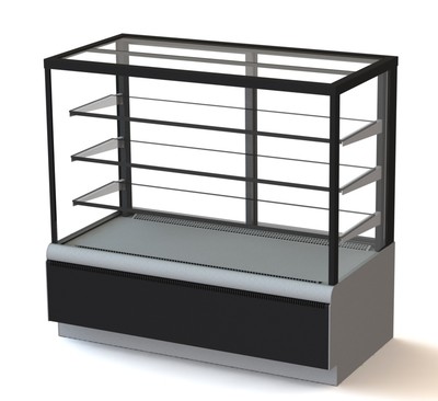 Витрина кондитерская Carboma ВХСв-0,6д Cube ТЕХНО (KC70 VM 0,6-1 LIGHT)