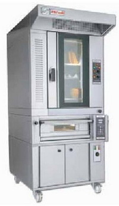 Шкаф пекарский Zanolli PLANET 5GAS + две печи 2T2S + расстойка + зонт