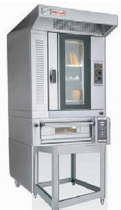 Шкаф пекарский Zanolli PLANET 5GAS + печь T2S + подставка + зонт