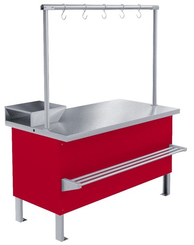 Прилавок холодильный «Мясной» Марихолодмаш ПХС-1,25/0,85 (встройка с креплением для перекладины)