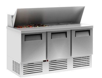 Стол для приготовления бутербродов Полюс T70 M3sandGN-2 0430 02 (крышка)
