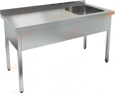 Ванна моечная цельнотянутая НСО1М-17/6БП(БЛ) с одной мойкой