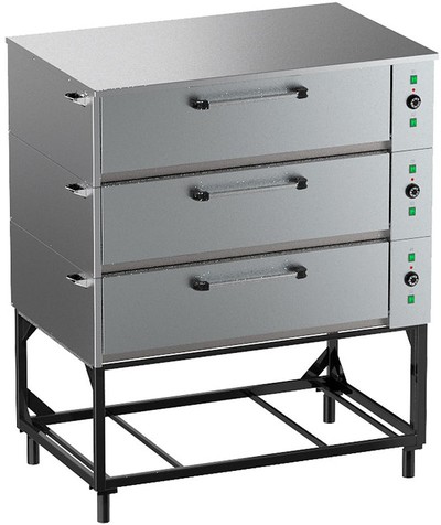 Шкаф жарочно-пекарский Тулаторгтехника ЭШП-3с (у), оцинк., пароувл.