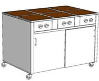 Индукционная плита ETK-I-F 711618 передвижная