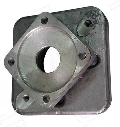 Фланец (крышка) МИМ-350.00.001-01 редуктора мясорубки МИМ-600М (до 11.12г.)