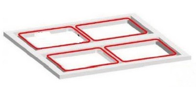 Матрица Turbovac TPS XL MAP под лоток 187х137