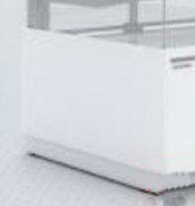 Панель боковины нижняя правая для кондитерских витрин Carina 04/05/07 (МДФ, белая)