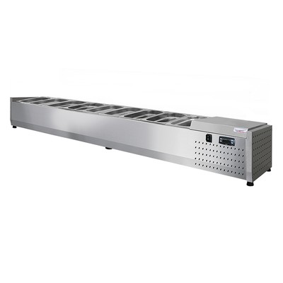 Настольная холодильная витрина ToppingBox НХВо-8 (открытая)