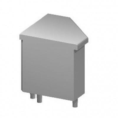 Прилавок угловой Emainox 8EAE 90°