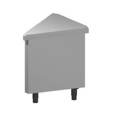 Прилавок угловой Emainox 8EAE 45°