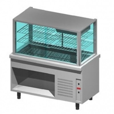 Охлаждаемый прилавок-витрина Emainox 8VTRVG15 