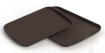 Поднос 450x350 мм, коричневый полистирол
