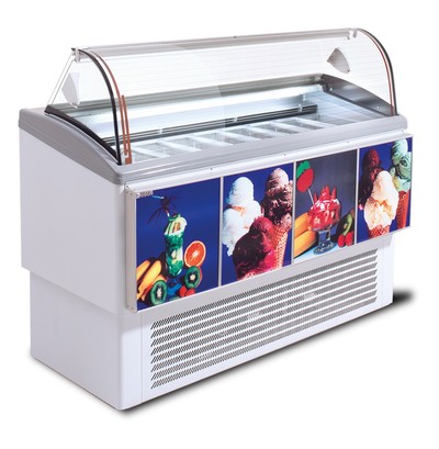 Витрина для мягкого мороженого Ugur UDR 9 BI (канапе, подсветка)