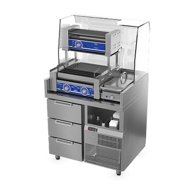 Станция для бургеров и хот-догов Бавария БХС-900.700-02 ПЛЮС (снято с производства)