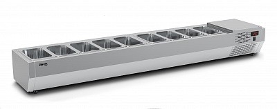 Настольная охлаждаемая витрина Carboma A40 SM 1,9 (8 GN1/3)