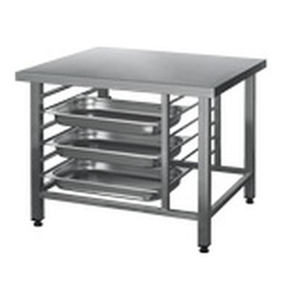 Подставка для печей и пароконвектоматов Финист ППК (900х800х900) 6 направляющих для GN 1/1