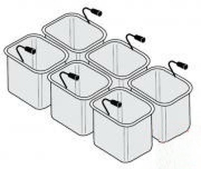 Корзины 6хGN 1/6-200 для макароноварок Tecnoinox 