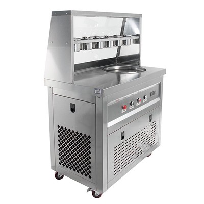 Фризер для ролл мороженого KCB-1Y Foodatlas (контейнеры, стол для топпингов, контроль температуры)
