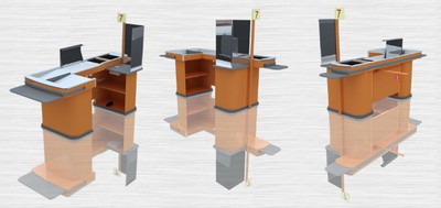 Розетки для кассовых боксов