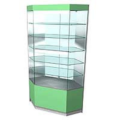 Витрина угловая внешняя (с освещением) AL4090VO5