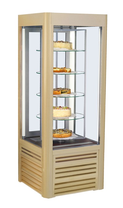 Шкаф кондитерский ANTILA 02 SCA (вращающиеся полки, золотистый)