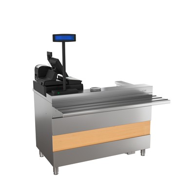 Кассовый стол с подлокотником ATESY Ривьера КСП-1200-02