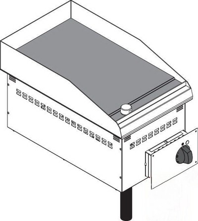 Жарочная поверхность встраиваемая Tecnoinox DFTL35E0 