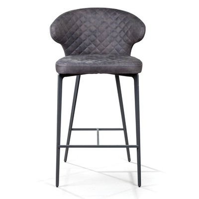 Стул полубарный Richard замша