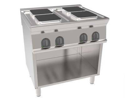 Плита 4-конфорочная 900 серии Tecnoinox PC8FE9 