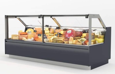 Холодильная витрина мясная Magma Beryl 800 2500 с запасником