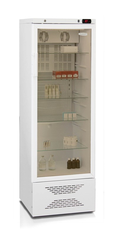 Фармацевтический холодильник Бирюса 350S-G (дверь-стекло)