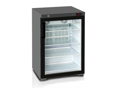 Холодильный шкаф Бирюса W154DNZ с замком (дверь-стекло, -4...+5)