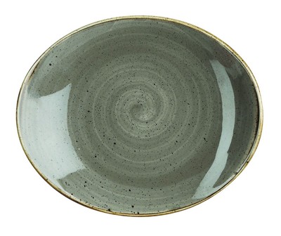 Блюдо овальное Churchill Stonecast 19,2 см (серое) 