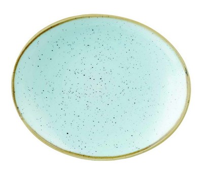 Блюдо овальное Churchill Stonecast 19,2 см (голубое) 