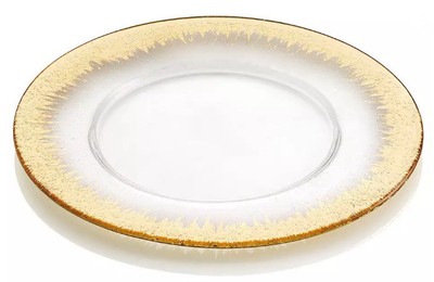 Блюдо с золотой отделкой IVV ORIZZONTE 37 см 