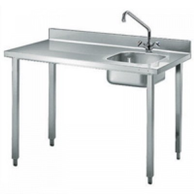 Стол производственный с мойкой и с бортом Electrolux BTD18R7 132644