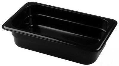 Гастроемкость GN 1/4-65 Gastromix (черный полипропилен)